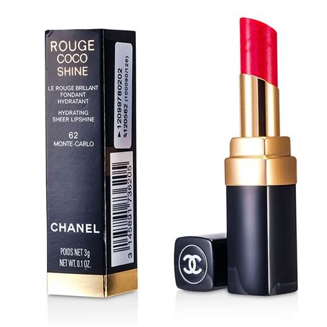 chanel coco shine 62 monte carlo|chanel rouge coco shine lipstick.